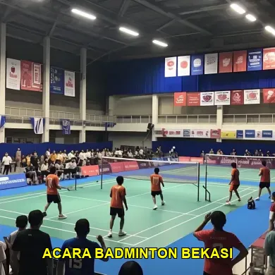 Serunya Bulu Tangkis Antar Kecamatan di Bekasi
